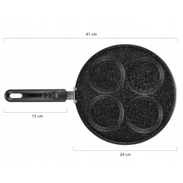Patelnia do jajek placków 24 cm non-stick Elitehoff E-7908