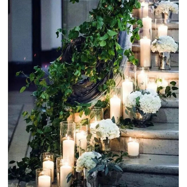 Świeczki LED 12.5x7.5 cm świeczka w obudowie wkłady LED do zniczy