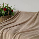 Koc 200x220 cm mikrofibra Cotton World miękki ciepły pled narzuta na łóżko beżowy