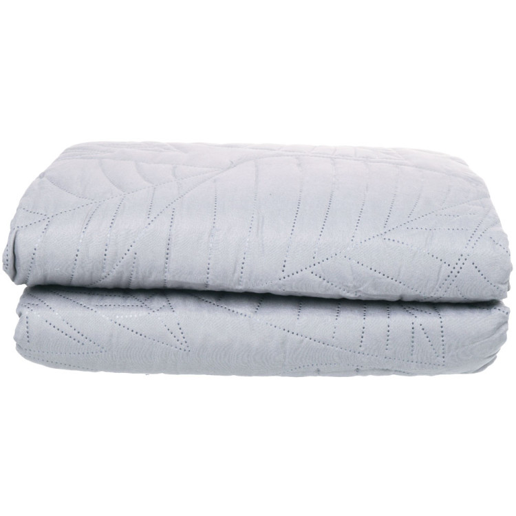 Narzuta na łóżko pikowana 170x210 cm Cotton World jasno-szary 2620