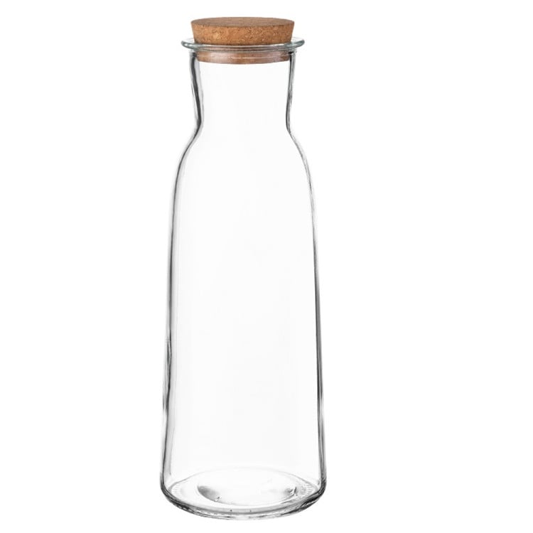 Karafka szklana 1000 ml z korkiem do wody soków napojów lemoniady Galicja Blanca 29080