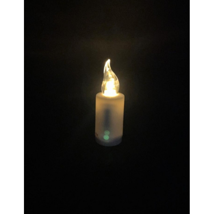 Wkład LED do znicza 3.7x 10.5 cm biały ciepły płomień Grande Milo