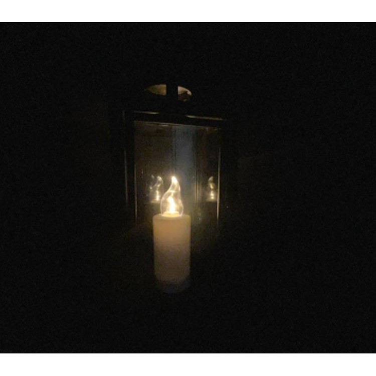 Wkład LED do znicza 4.8x 15 cm biały ciepły płomień Grande Luce scgl4