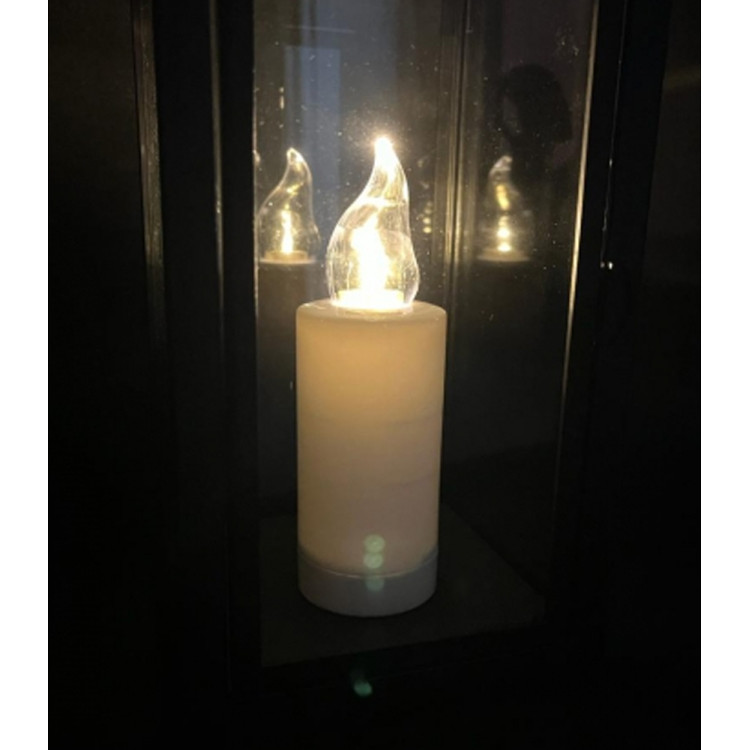 Wkład LED do znicza 4.8x 15 cm biały ciepły płomień Grande Luce scgl4