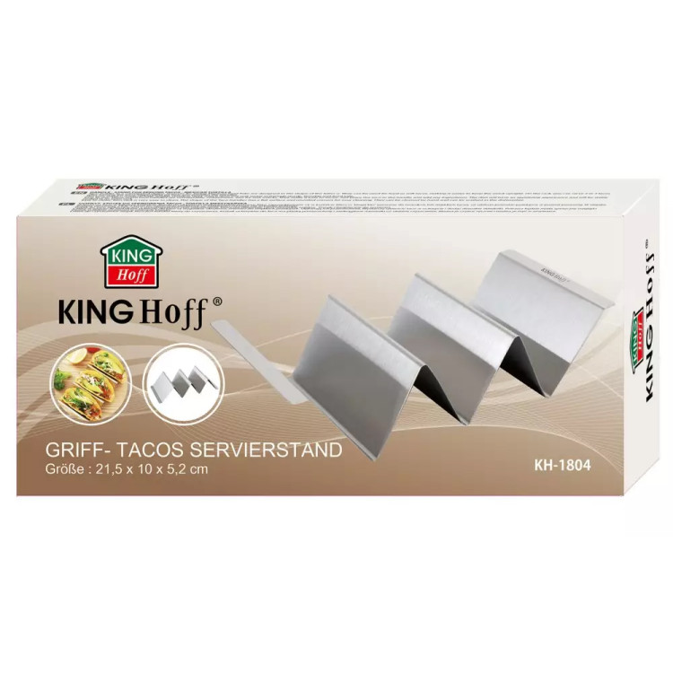 Stojak do serwowania Tacos stalowy uchwyt Kinghoff KH 1804
