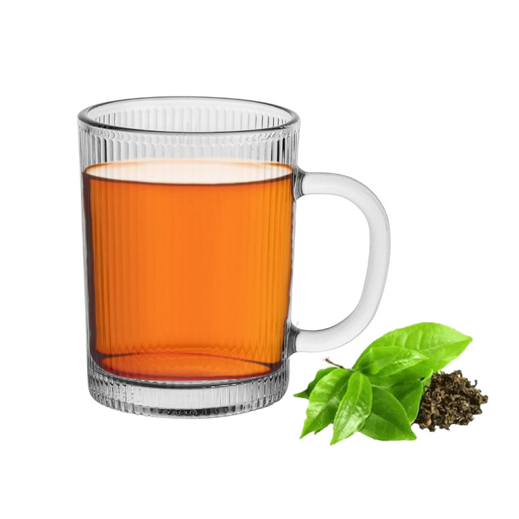 Kubek szklany z uchem 350 ml zestaw 6 szklanek Florina Firenza
