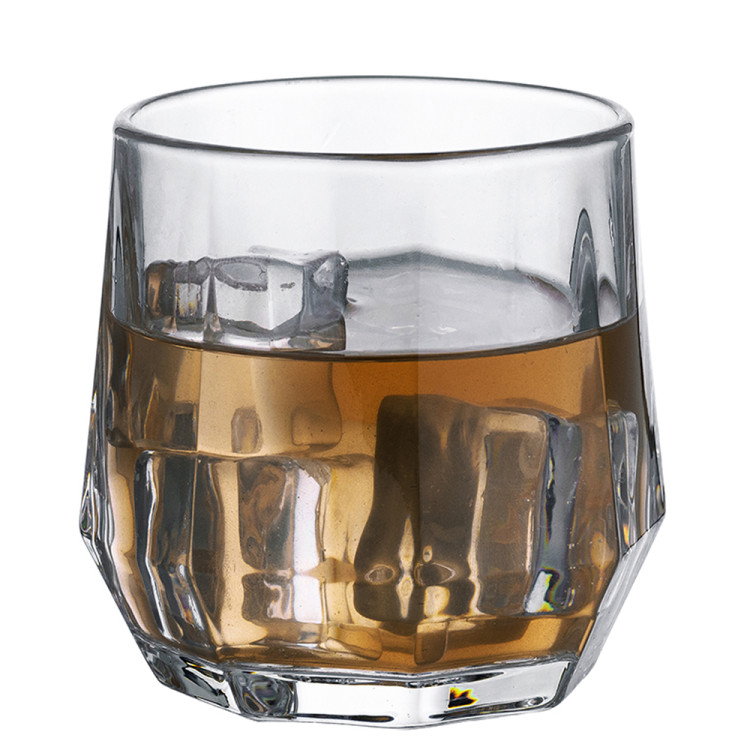 Szklanki do whisky napojów drinków 320 ml zestaw 6 szklanek Florina Piano