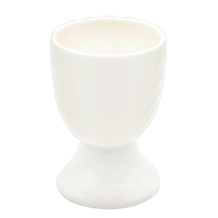 Podstawka na jajko kieliszek porcelana biała Tragar 38497