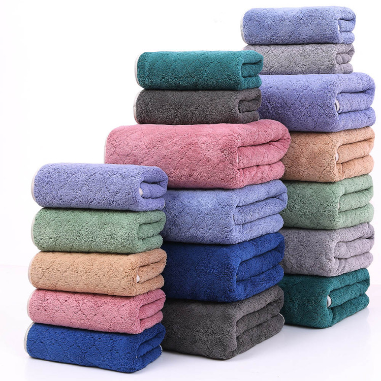 Ręczniki kąpielowe 70x140 i 35x75 cm Cotton World zestaw 2 ręczników granatowe