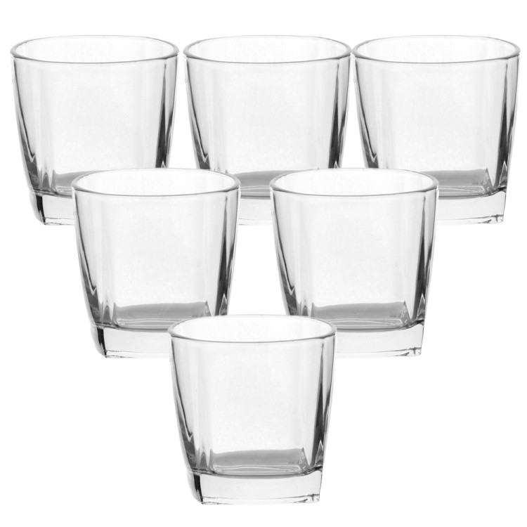 Szklanki do whisky napojów drinków 250 ml zestaw 6 szklanek Florina Sofia