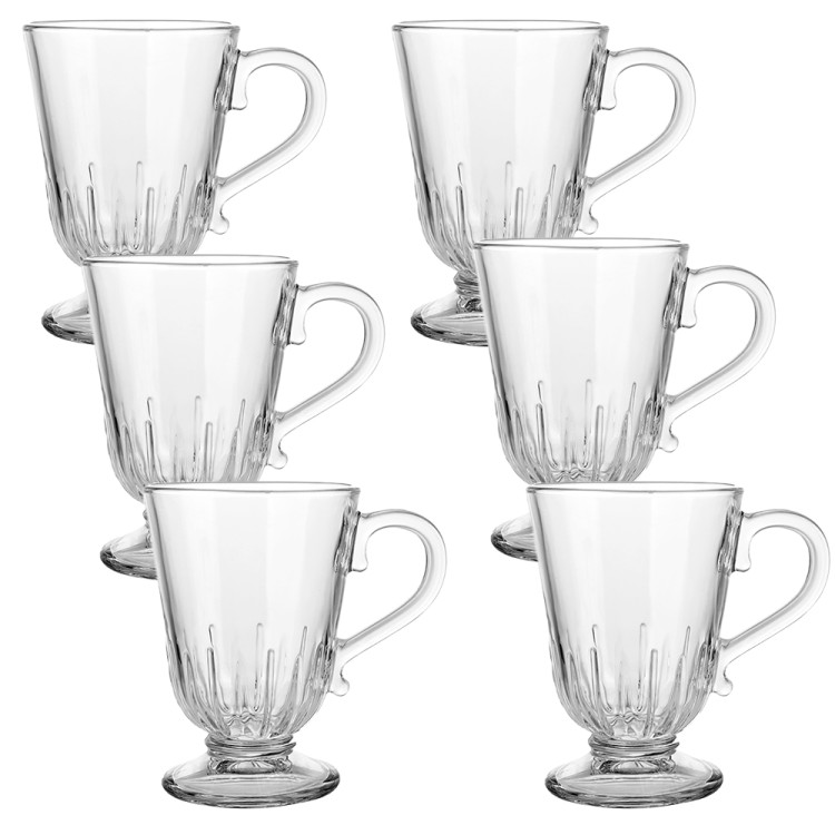 Kubki szklane 320 ml zestaw 6 szklanek Florina Siena 3K 6288