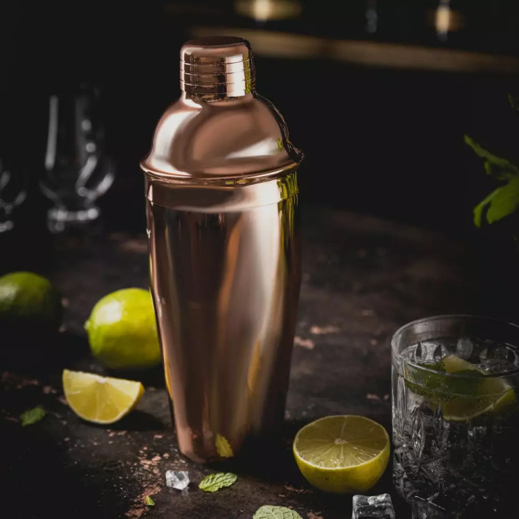 Shaker do koktajli 750 ml Klausberg KB 7650 barowy shaker do drinków kolor miedzi