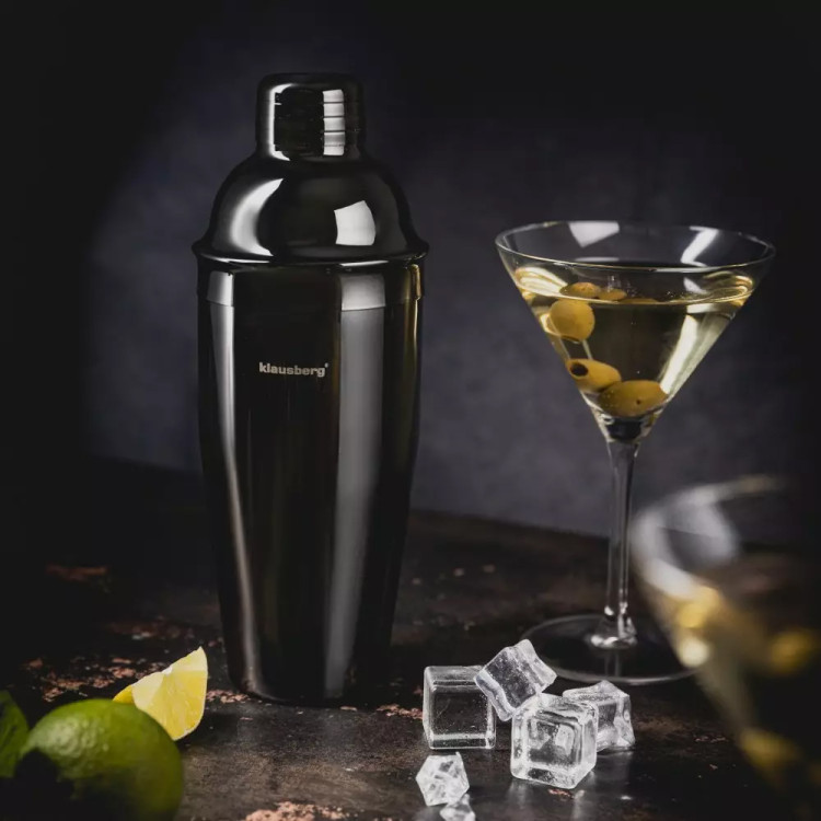Shaker do koktajli 750 ml Klausberg KB 7648 barowy shaker do drinków kolor grafit