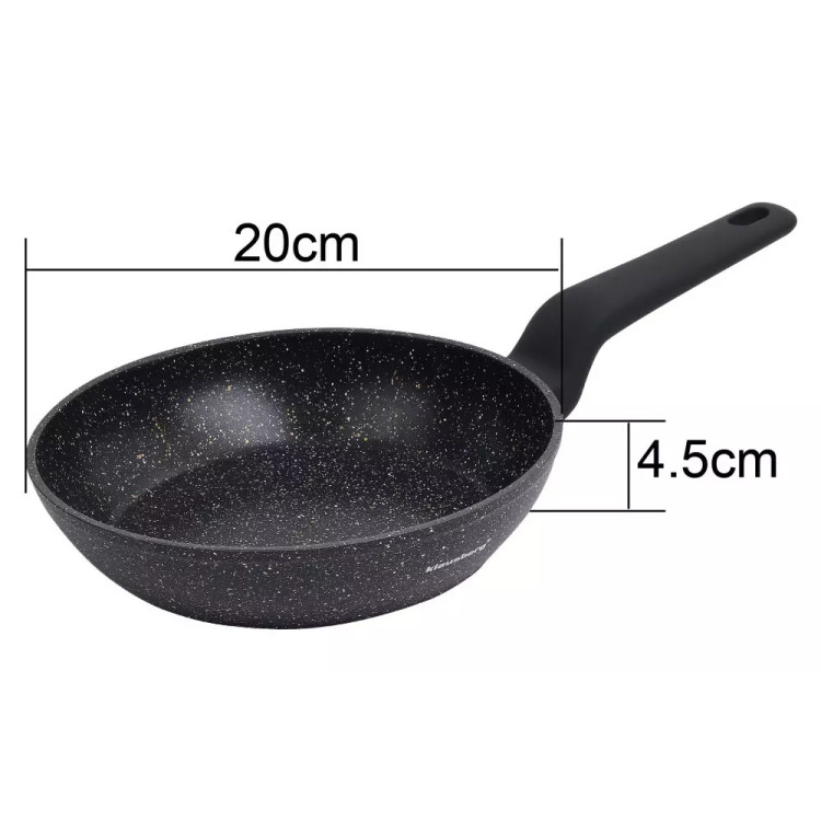 Patelnia marmurowa mała 20 cm Klausberg KB 7663 czarna