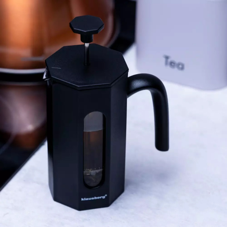 Szklany zaparzacz tłokowy do herbaty kawy ziół 600 ml Klausberg KB 7677