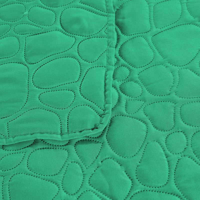 Narzuta na łóżko pikowana 170x210 cm Cotton World jasno-zielona 2663