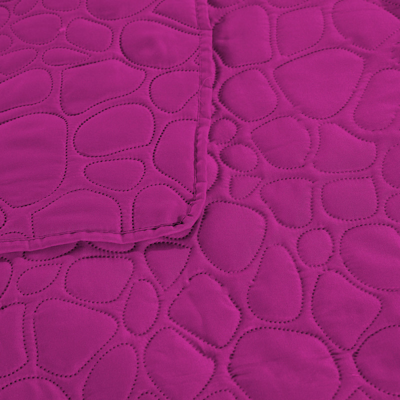 Narzuta na łóżko pikowana 170x210 cm Cotton World fuksja 2664