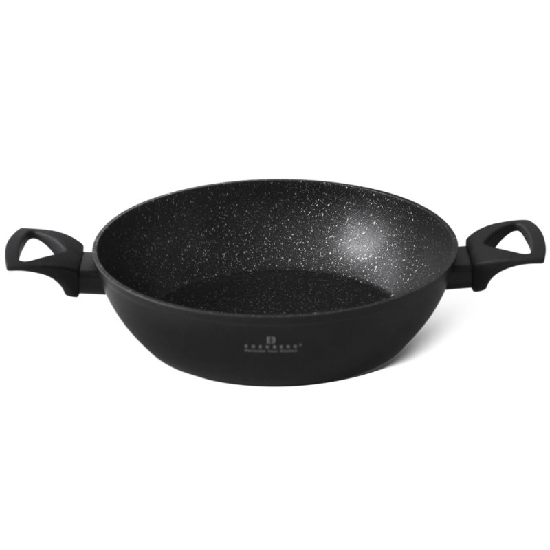 Garnek marmurowy 3.7 L z pokrywką Edenberg EB-7464 28x7.5 cm indukcję gaz