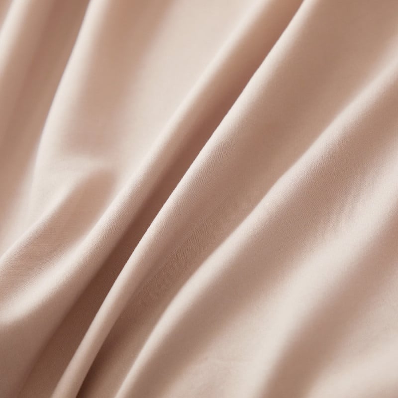 Pościel z falbanką 140x200 mikrofibra Cotton World 2 części 2592 beżowy