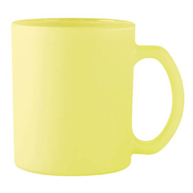 Kubki ceramiczne Glasmark Sonia 300 ml żółty matowy zestaw 6 kubków