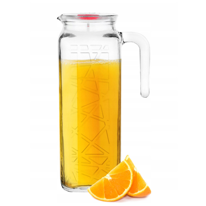Zestaw dzbanek 1 L i 6 szklanek 170 ml komplet szklany Glasmark