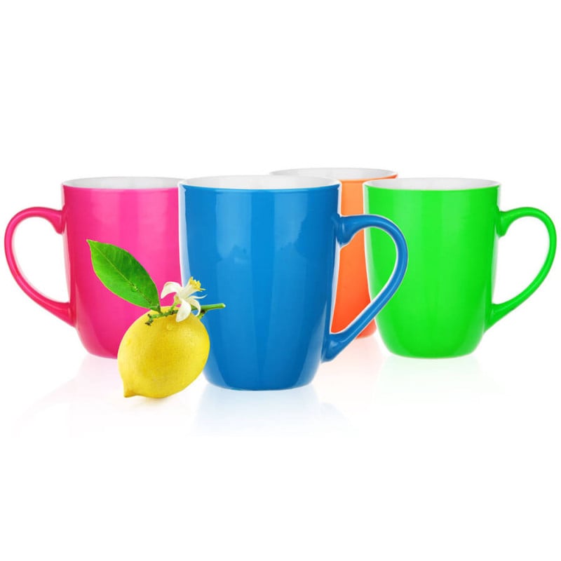 Kubki ceramiczne 300 ml zestaw 6 sztuk niebieskie Bruno Glasmark