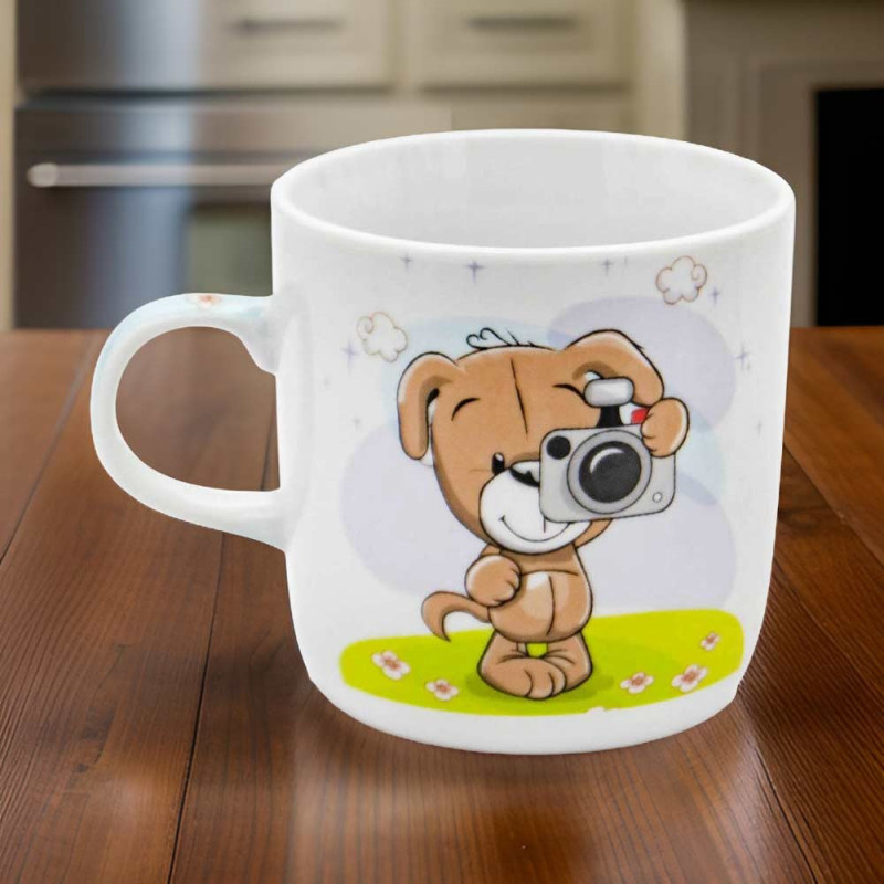 Kubek ceramiczny 230 ml mały kubeczek dla dziecka Piesek Tragar 40568