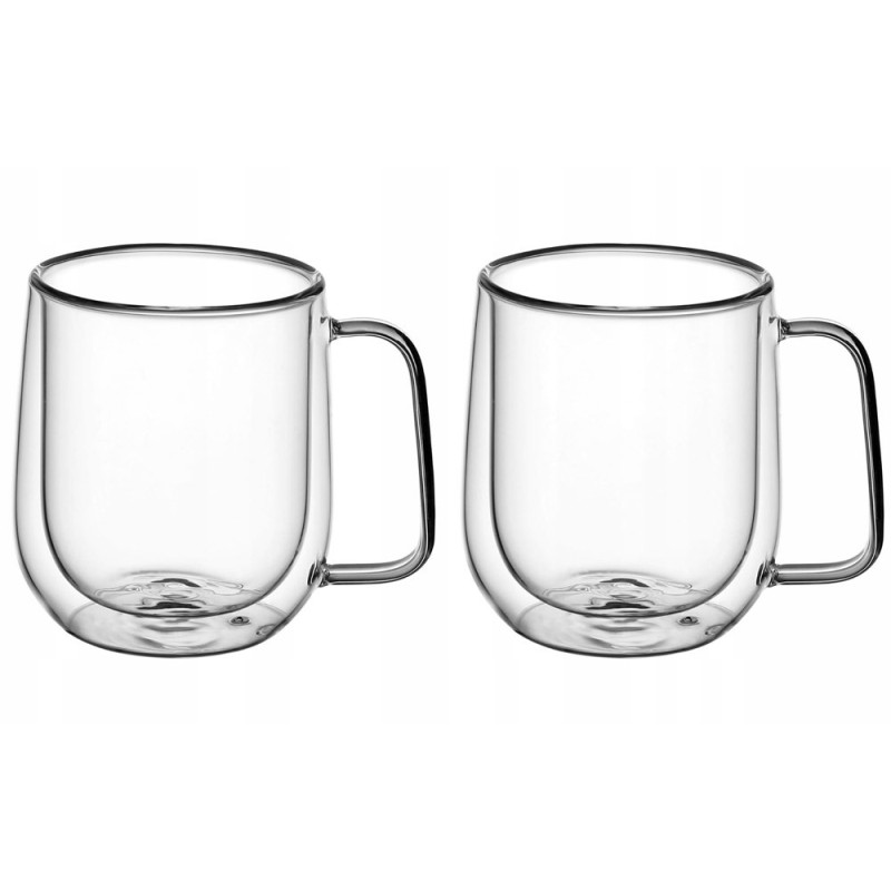 Szklanki termiczne 300 ml komplet 2 sztuk z podwójnymi ściankami filiżanki Kamille 9007