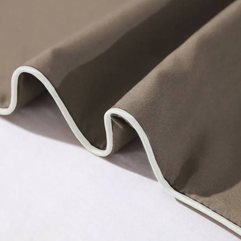 Pościel haftowana 200x220 mikrofibra Cotton World komplet 3 części 2600 beżowy