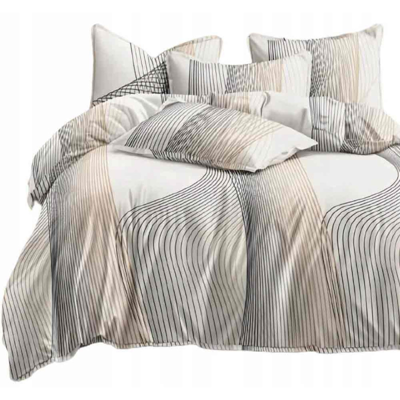 Pościel 160x200 mikrofibra Cotton World gruba komplet 3 części 2778