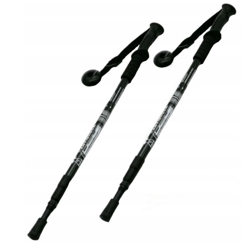 Kijki do chodzenia Nordic Walking komplet 2 sztuki kije składane z kompasem Edenberg EB 1059
