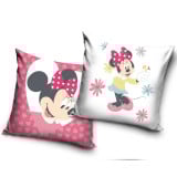 Poszewka dwustronna velvetowa dla dzieci 40x40 cm na jaśka  Minnie realistyczny wzór MM 229423