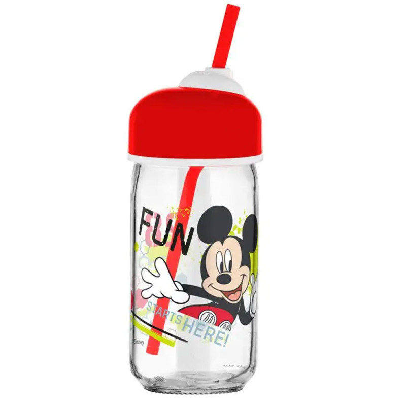 Zestaw śniadaniowy dla dzieci Myszka Mickey bidon kubek lunchbox do szkoły do przedszkola