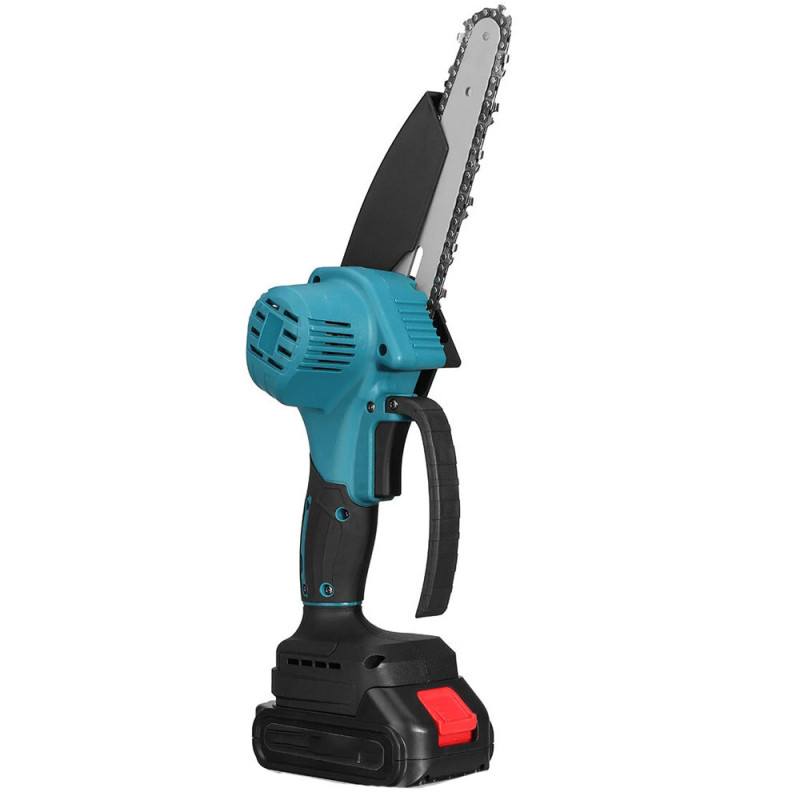 Mini piła akumulatorowa 48V pilarka elektryczna bezprzewodowa 6"/8" z olejem walizka Krischner KR 9955