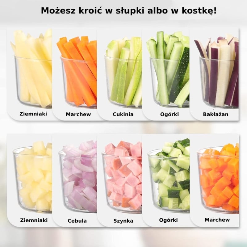 Maszynka do frytek ziemniaków warzyw MG Home krajalnica