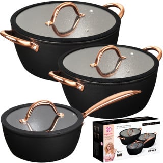Garnki MG Home Rose Gold 6...