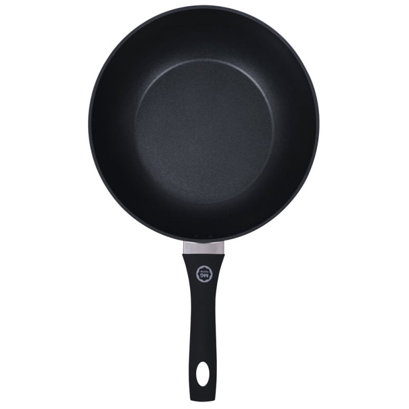 Wok 28 cm patelnia głęboka czarna nieprzywieralna powłoka MG Home