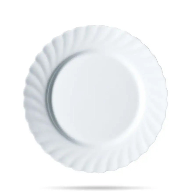 Talerzyki deserowe szklane 15.5 cm zestaw 6 sztuk spodek na ciasto deser Trianon Luminarc