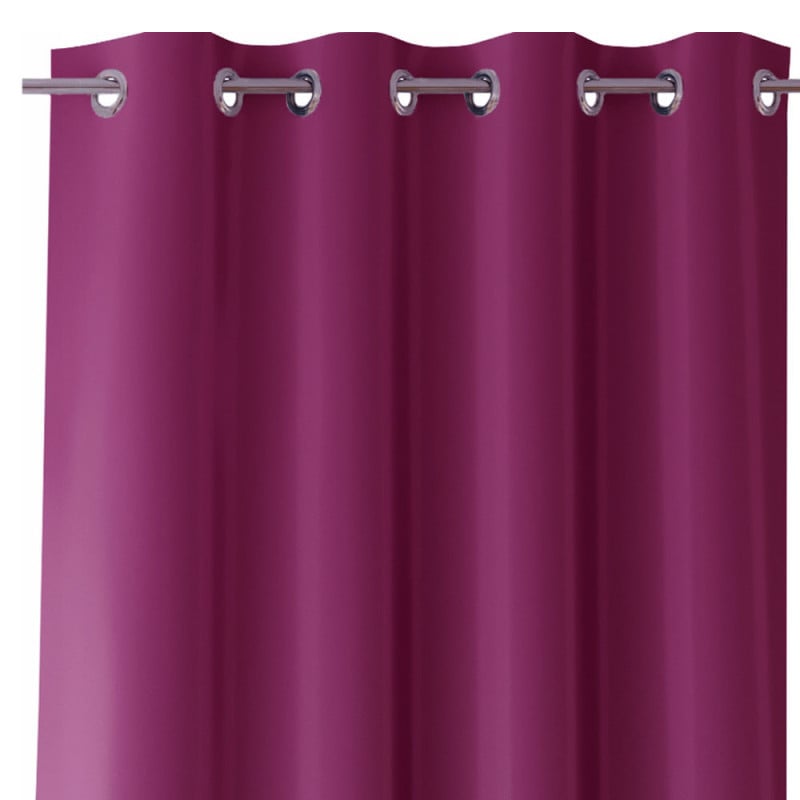 Zasłona zaciemniająca na przelotkach grube 140x250 cm bordo