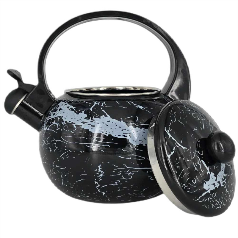 Czajnik tradycyjny emaliowany 2,2 L stalowy czary Masterpan MP 2504