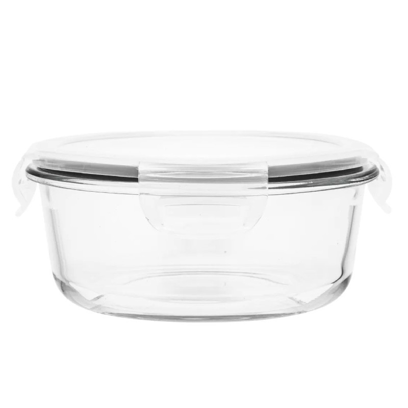 Pojemnik szklany 950 ml okrągły lunchbox Altom Fresh żaroodporny hermetyczny