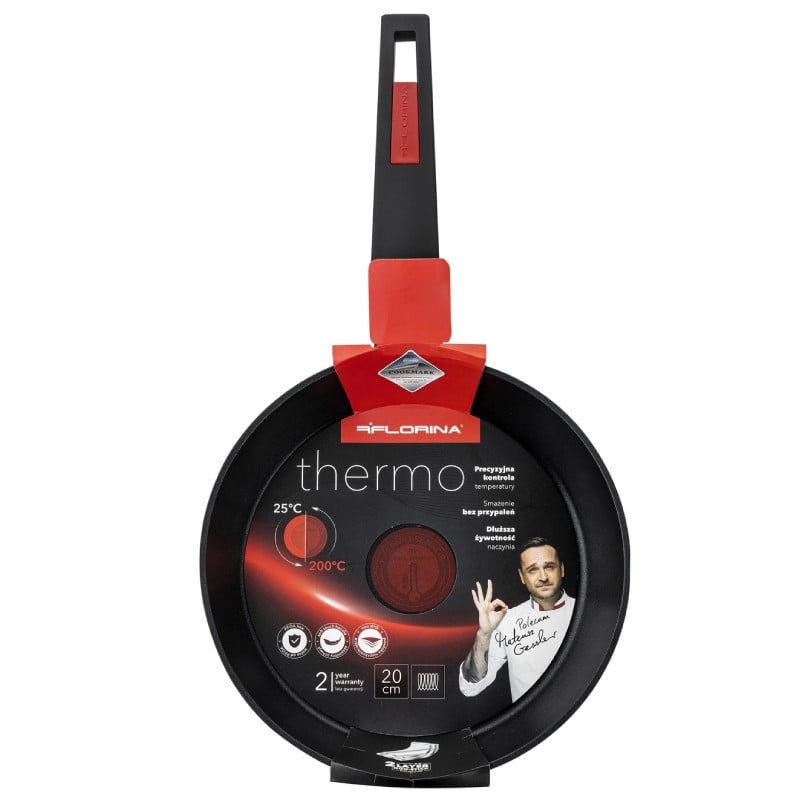 Patelnia z czujnikiem temperatury 20 cm Florina Thermo Sensor na indukcję