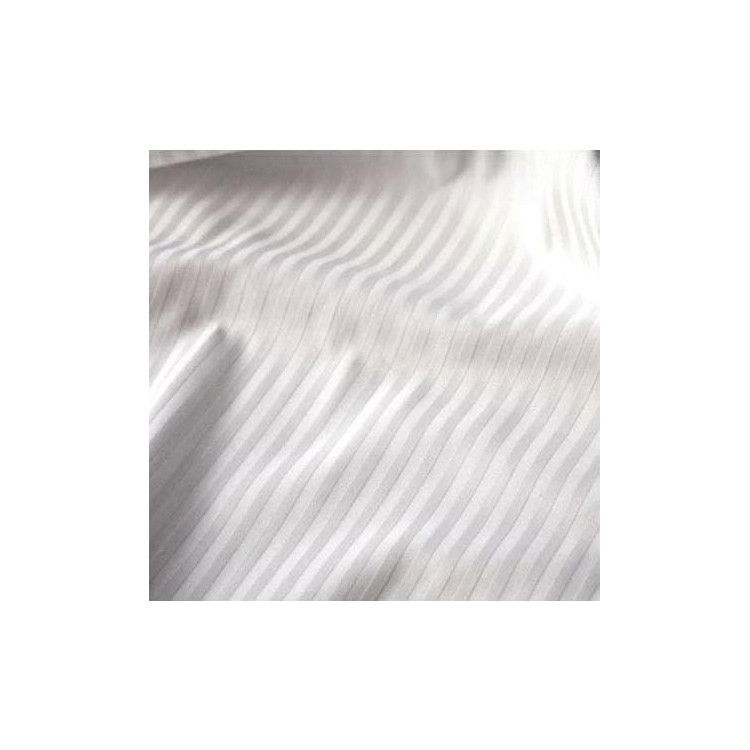 Prześcieradło hotelowe adamaszek 140x200 cm bawełniane białe Prześcieradło hotelowe adamaszek 140x200 cm bawełniane białe