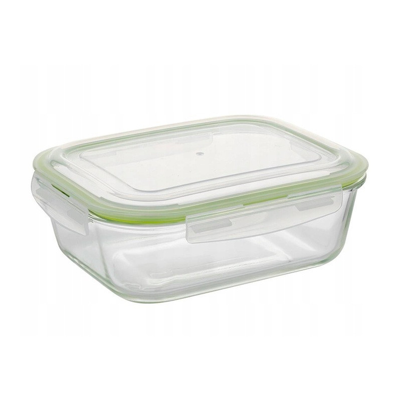 Szklany pojemnik 150 ml na żywność jedzenie Florina Frigo pudełko z pokrywką lunchbox prostokątny hermetyczny