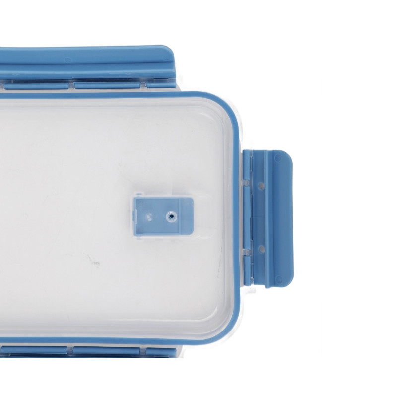 Pojemniki prostokątne lunchbox MG Home Misto zestaw 4 sztuk hermetyczne 2500/1350/600/250 ml niebieskie