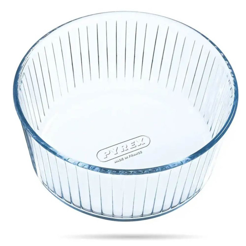 Naczynie żaroodporne wysokie 22 cm forma do zapiekania suflet 2.5 L Pyrex 833B