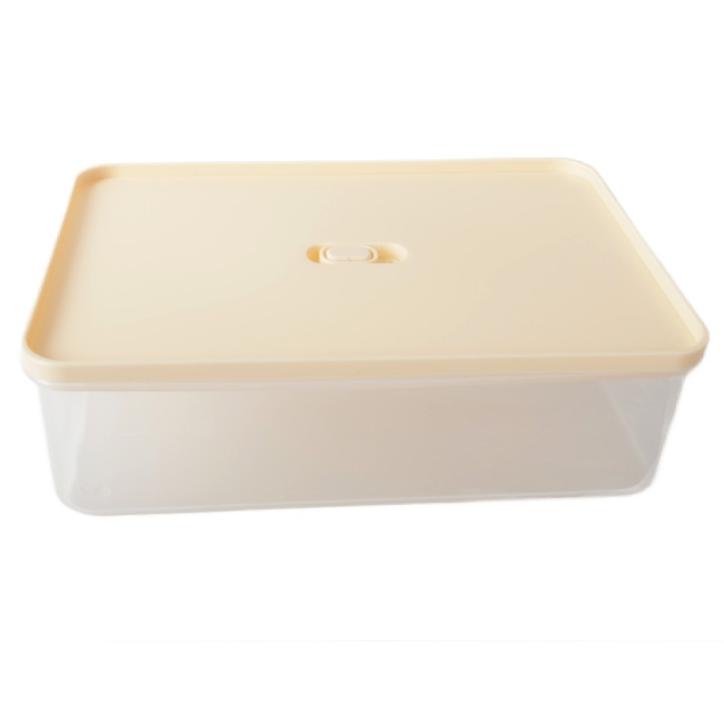 Pojemniki prostokątne lunchbox MG Home Misto z podkładką zestaw 3 sztuki hermetyczne 4400/2200/1000 ml brzoskwiniowe