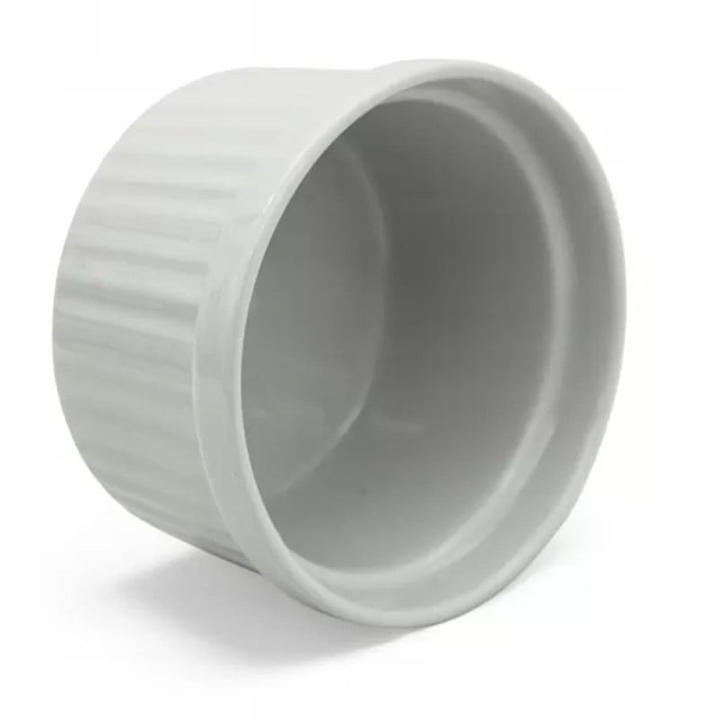Kokilki do zapiekania 260 ml zestaw 10 sztuk salaterki miseczki pojemniki porcelanowe Brulee