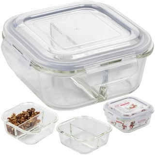 Pojemnik szklany dzielony...