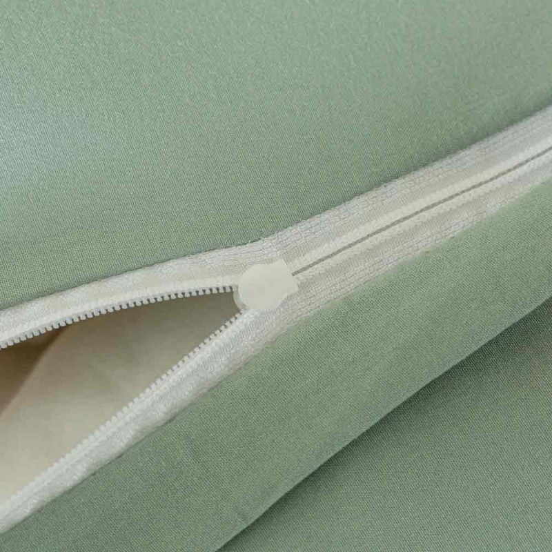 Pościel z falbanką 160x200 mikrofibra Cotton World 3 części zielona w kwiaty 2910